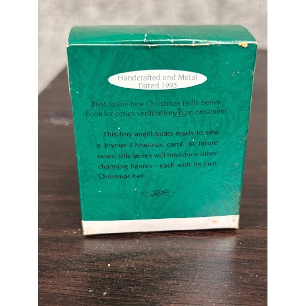 Hallmark Keepsake Ornament 1995 Christmas Bells Series 1 Angel Metal QXM4007 - Picture 2 of 3